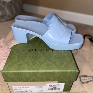 Gucci Slide Jelly Platform
